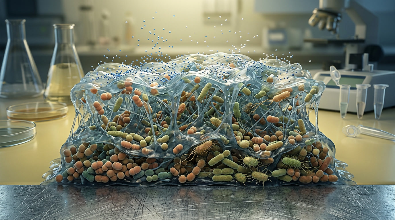 Biofilm Bakteri: Mengapa Koloni Mikroba Sulit Dihilangkan dari Permukaan